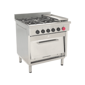 Cocina Industrial 4 Quemadores con Plancha GLP - Maigas