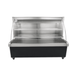 Meson Refrigerado Curvo 1,2mt Negro sin Bodega - Cousiño 2