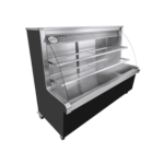Meson Refrigerado Curvo 1,2mt Negro sin Bodega - Cousiño 3