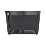 Meson Refrigerado Curvo 1,2mt Negro sin Bodega - Cousiño 4