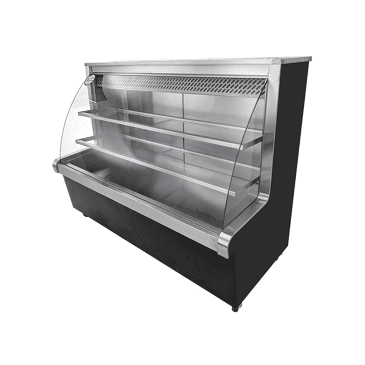 Meson Refrigerado Curvo 1,5mt Negro sin Bodega - Cousiño 1 Meson Refrigerado Curvo 1,5mt Negro sin Bodega - Cousiño 1