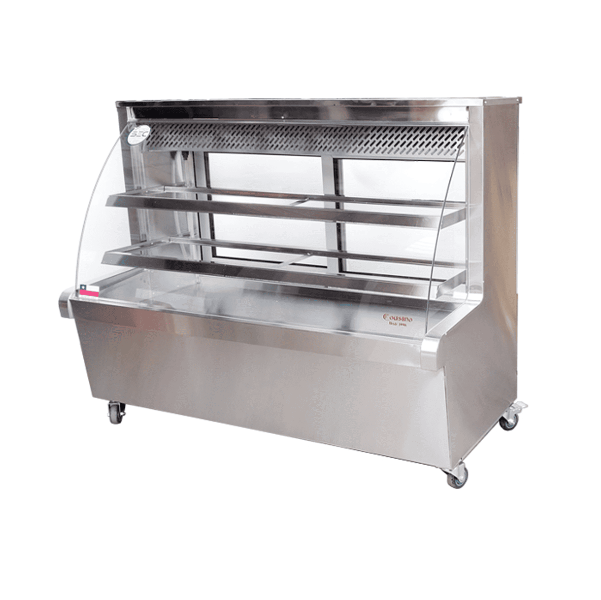 Meson Refrigerado Curvo 1,5mt Termopanel sin Bodega - Cousiño 1 Meson Refrigerado Curvo 1,5mt Termopanel sin Bodega - Cousiño 1