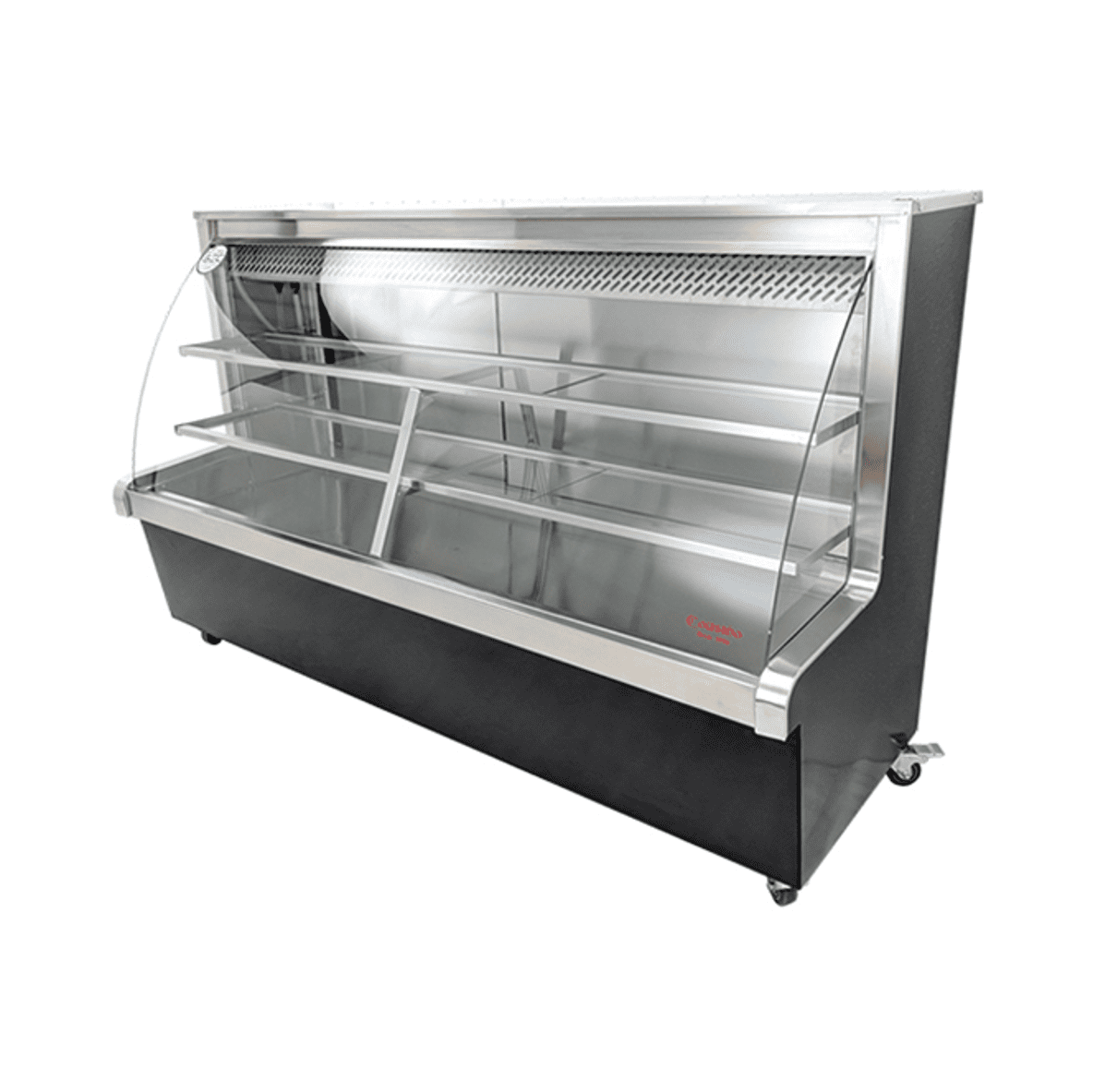 Meson Refrigerado Curvo 2mt Negro sin Bodega - Cousiño 1 Meson Refrigerado Curvo 2mt Negro sin Bodega - Cousiño 1