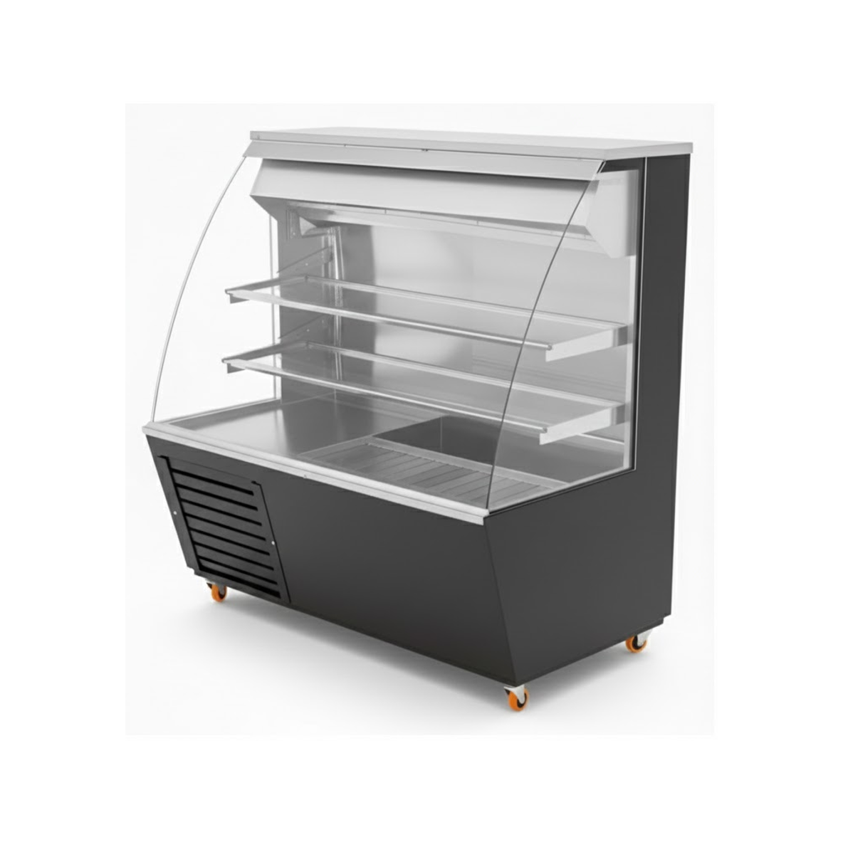 Meson Refrigerado Curvo con Bodega 1 mt - GyT 8 Meson Refrigerado Curvo con Bodega 1 mt - GyT 8