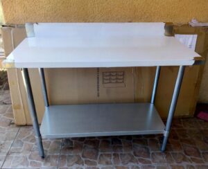 Meson De Trabajo Mural 120x60x85 cm - Bozzo 5