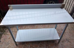Meson De Trabajo Mural 150x60x85 cm - Bozzo 4