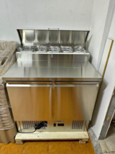 Meson Pizzero 2 Puertas 5 Depositos 380 Litros Cubierta Acero - Bozzo 6