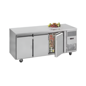 Meson Refrigerado De Trabajo 3 Puertas 180 Cm Frio Estatico - Bozzo 1
