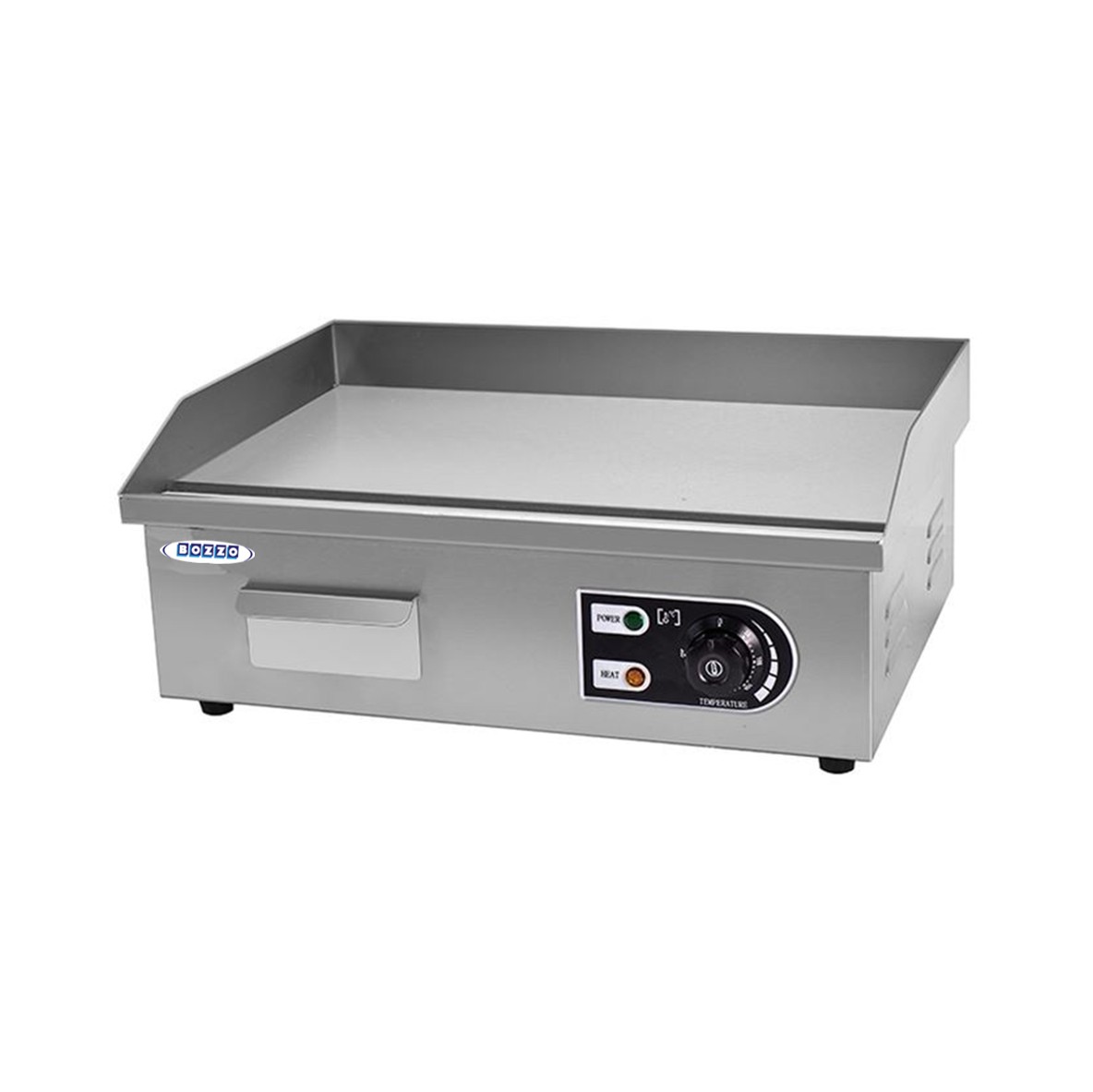 Plancha Churrasquera Electrica Sobremesa Lisa 55X45X23Cm - Bozzo 20 Plancha Churrasquera Electrica Sobremesa Lisa 55X45X23Cm - Bozzo 20