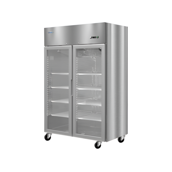 Refrigerador Industrial Dual 2 Puertas Vidrio Frio Estático - Bozzo 1 Refrigerador Industrial Dual 2 Puertas Vidrio Frio Estático - Bozzo 1
