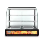 Vitrina Mantenedora de Calor 2 Bandejas Negra - Bozzo 2