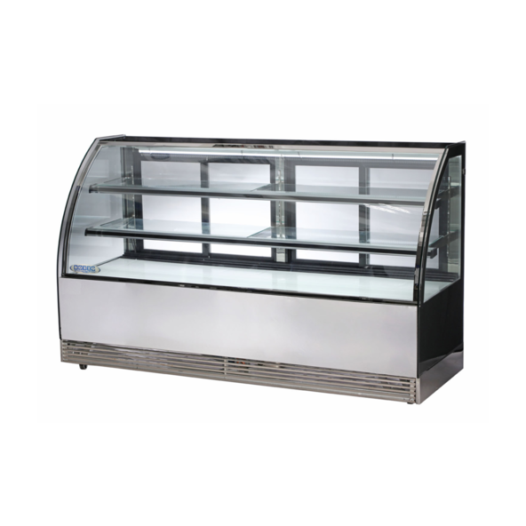 Vitrina Pastelera Curva 2 metros - Bozzo 1 Vitrina Pastelera Curva 2 metros - Bozzo 1