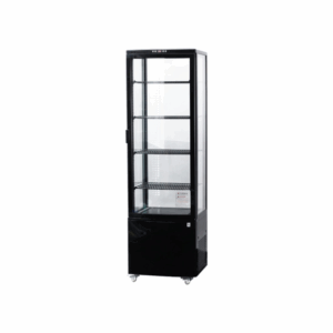 Vitrina Pastelera Vertical 235 Lts Negra- Bozzo 1