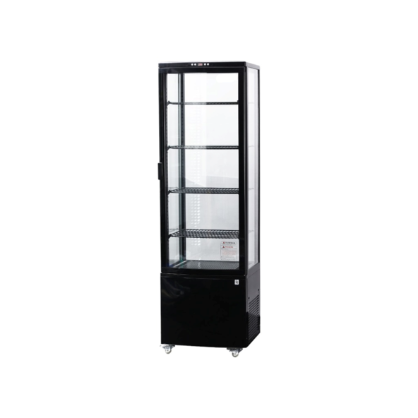 Vitrina Pastelera Vertical 235 Lts Negra- Bozzo 1 Vitrina Pastelera Vertical 235 Lts Negra- Bozzo 1