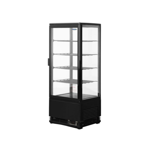 Vitrina Pastelera Vertical Sobremesa 98 Lts Negra - Bozzo 1 Vitrina Pastelera Vertical Sobremesa 98 Lts Negra - Bozzo 1