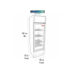 Visicooler 292 Lts Frio Estatico Negro - Maigas 7