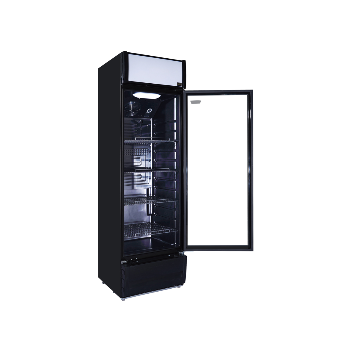 Visicooler 327 Lts Frio Estatico Negro - Maigas 1 Visicooler 327 Lts Frio Estatico Negro - Maigas 1