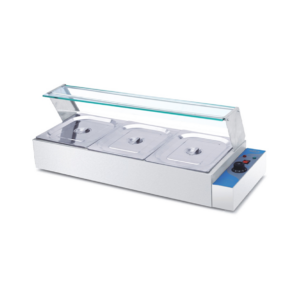 Baño María Sobremesa Electrico Con Cupula 3 Dep - Bozzo 1
