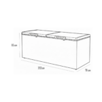 Congeladora. 750 Lts Tapa Dura Dual 1C - Bozzo 6