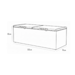 Congeladora. 850 Lts TD Dual 1C - Bozzo 6