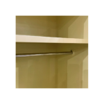 Locker 2 Cuerpos 2 Puertas con Repisas, Espejo y Barra Colgadora - Maigas 6