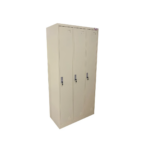 Locker 3 Cuerpos 3 Puertas con Repisas, Espejo y Barra Colgadora - Maigas 3