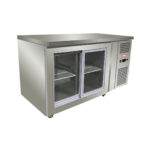 Meson Refrigerado de Trabajo 2 Ptas Vidrio Corrediizas 136cm Frio Forzado - Maigas 3
