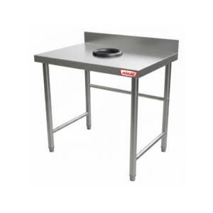 Meson de Desconche Mural 90x60x85cm 100% Acero Inox - Maigas 1