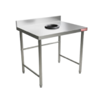 Meson de Desconche Mural 90x60x85cm 100% Acero Inox - Maigas 3