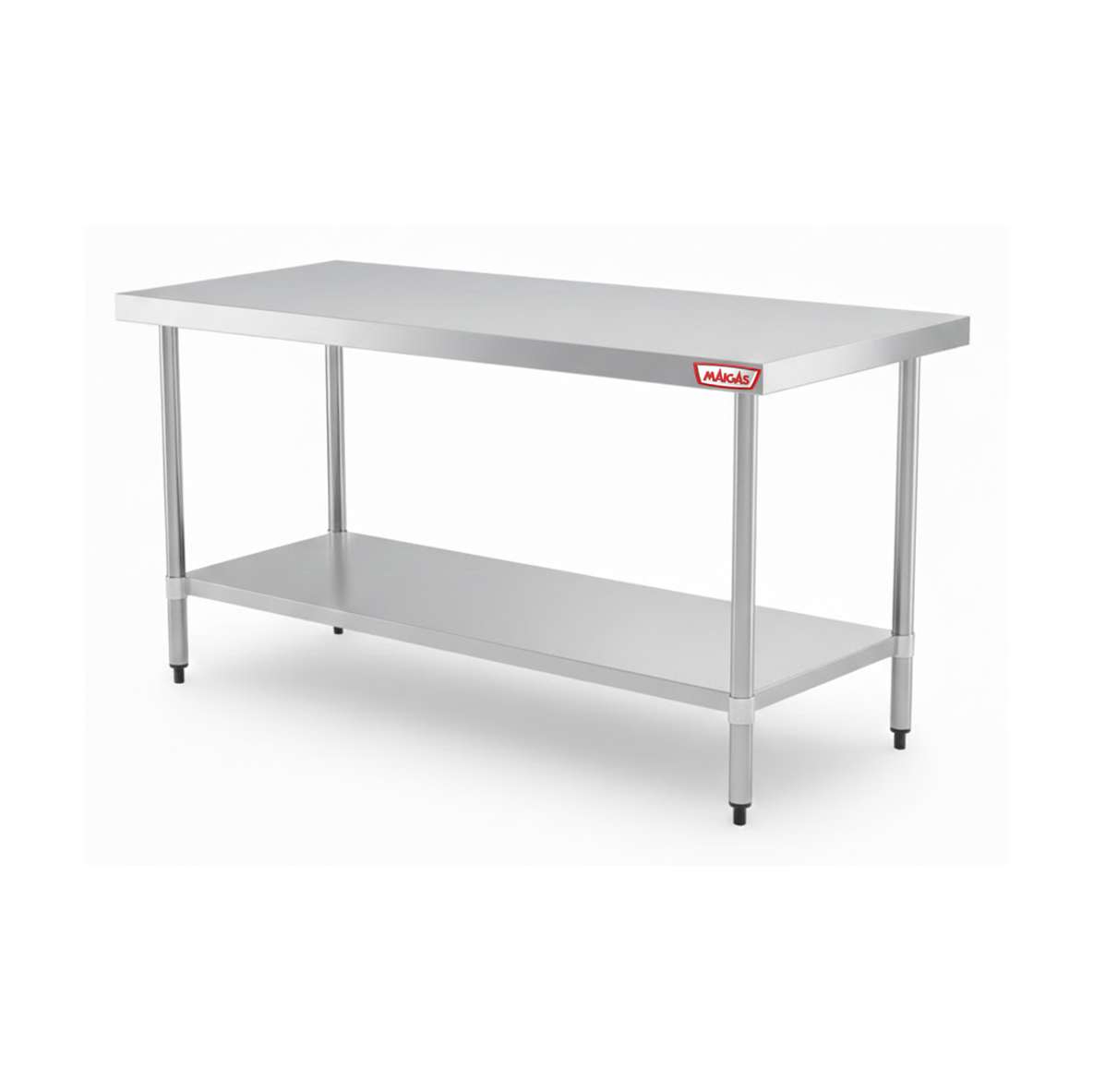 Meson de Trabajo Central 140x60x85cm 100% Acero Inox - Maigas 1 Meson de Trabajo Central 140x60x85cm 100% Acero Inox - Maigas 1