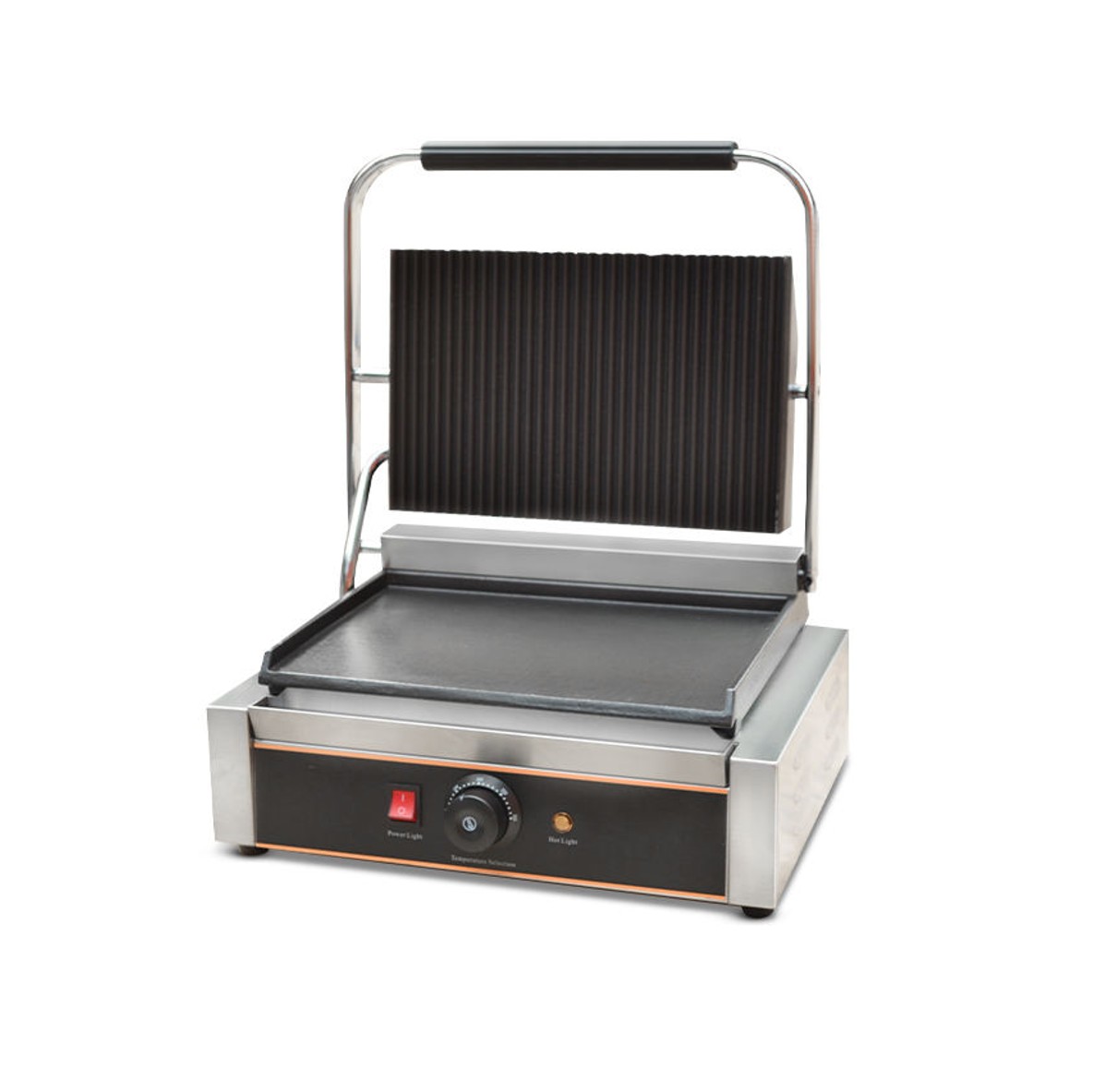 Plancha Panini Simple AcanaladaLisa - Bozzo 7 Plancha Panini Simple AcanaladaLisa - Bozzo 7